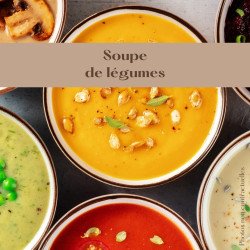Soupe de légumes de saison ou bouillon d'os - 0,35L