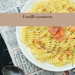 Pâtes saumon fumé aneth