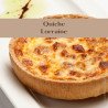 Quiche Lorraine et son bol de salade
