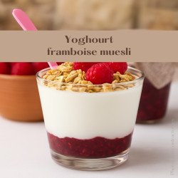 Yogourt framboise muesli