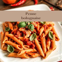 Penne bolognaise