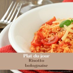 Risotto à la bolognaise