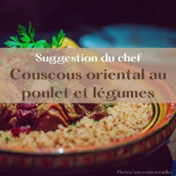 Couscous oriental au poulet et légumes