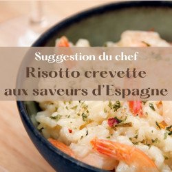 Risotto aux crevettes aux saveurs d'Espagne