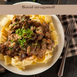 Boeuf stroganoff