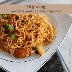 Mi goreng - nouilles sautées aux légumes