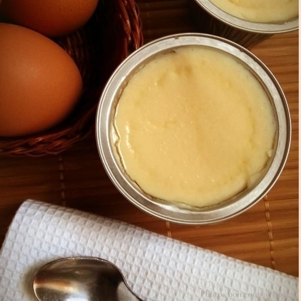 Crème aux oeufs caramel